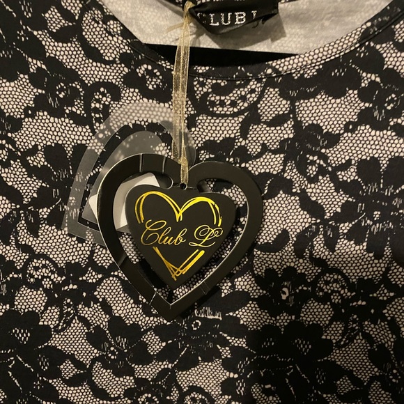 Black Lace Curvy Dress - Picture 2 of 11